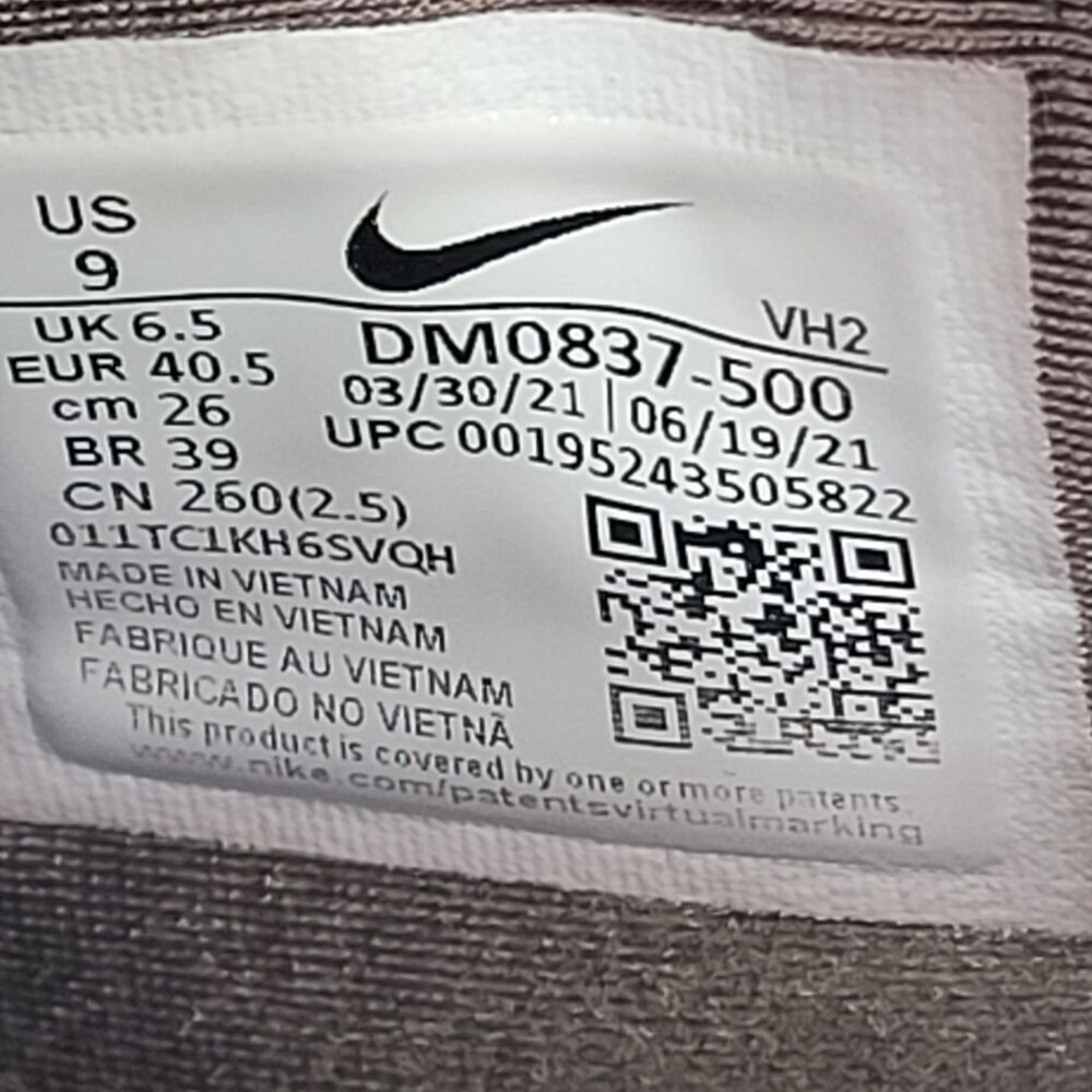 Nike Air Max Excee Lea Women's Purple Sneakers DM0837-500 US Size 9 - Picture 9 of 9
